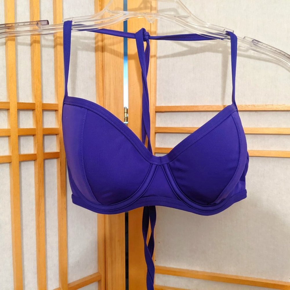 Victoria's Secret Purple Bikini Top - 34C